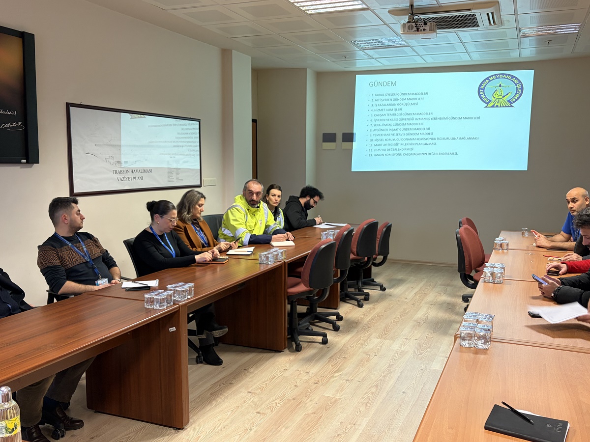 TRABZON HAVALİMANI BAŞMÜDÜRLÜĞÜ İSG KURUL TOPLANTISI 04.02.2026 TARİHİNDE GERÇEKLEŞTİRİLMİŞTİR. 