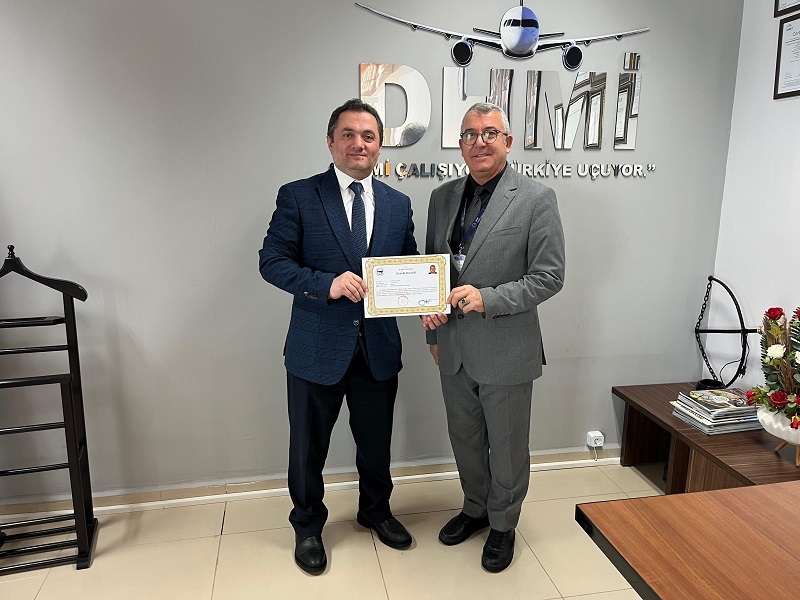 HAVALİMANI PERSONELLERİMİZE BAŞARI BELGESİ TAKDİM EDİLDİ