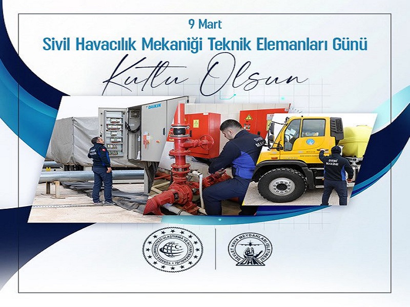 SİVİL HAVACILIK MEKANİĞİ TEKNİK ELEMANLARI GÜNÜ KUTLU OLSUN