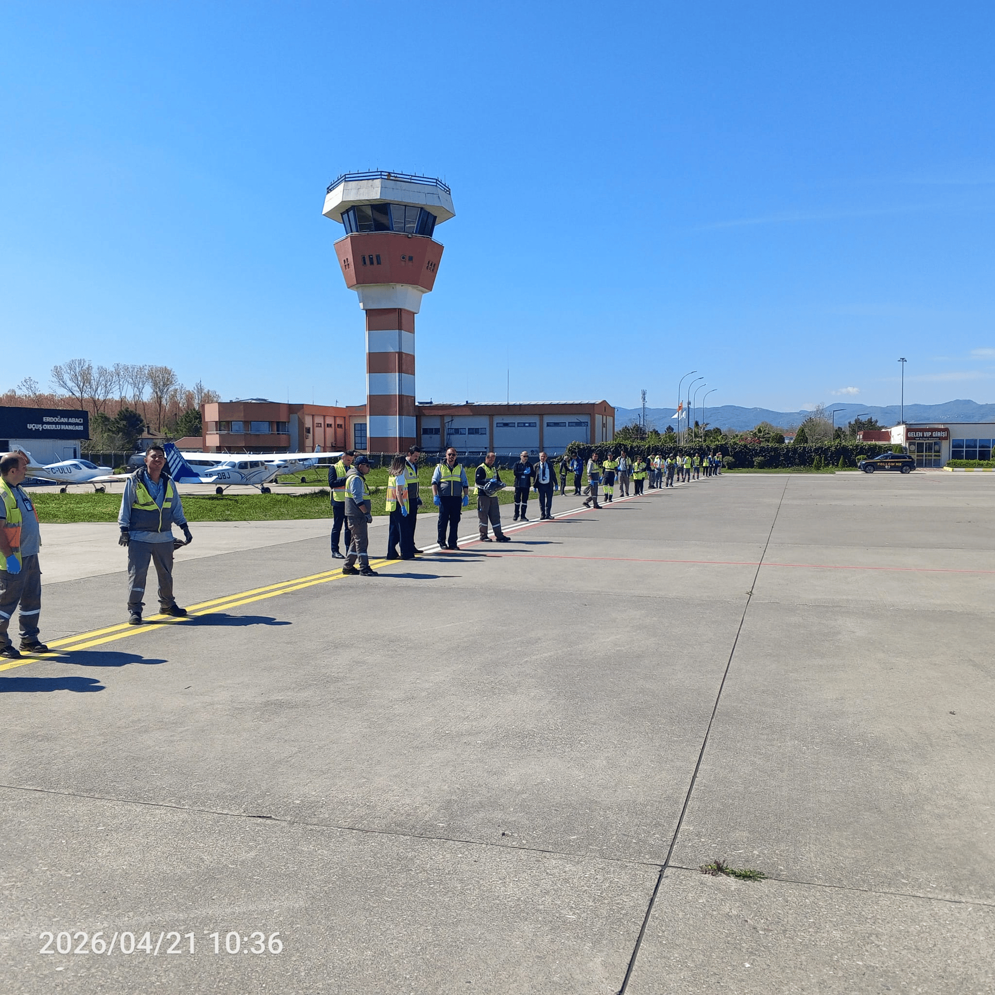 SAMSUN ÇARŞAMBA HAVALİMANINDA FOD YÜRÜYÜŞÜ ETKİNLİĞİ