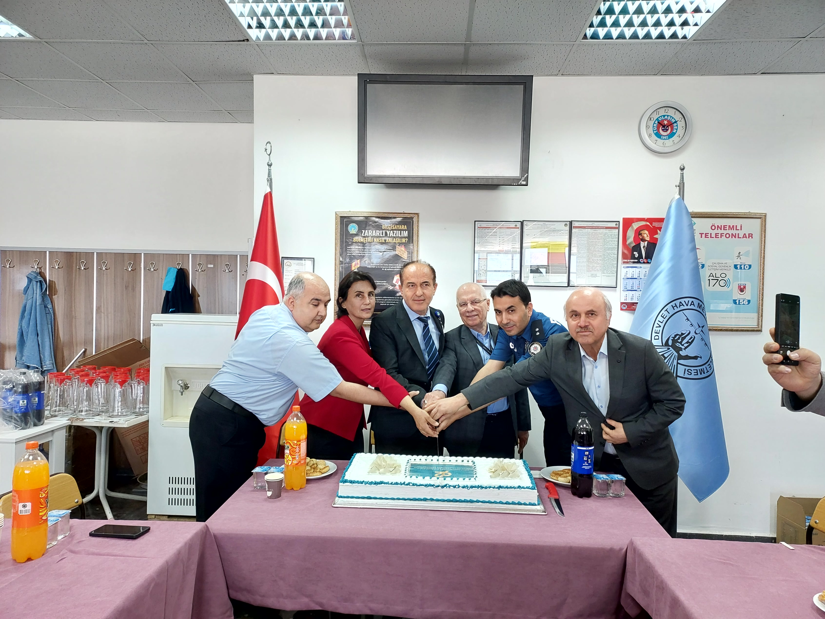 Havalimanımızda Kuruluşumuzun 92.Yıldönümünü Kutladık